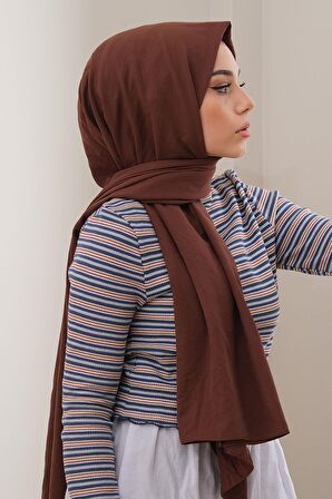 Afvente  Pamuk Cazz Şal Çikolata