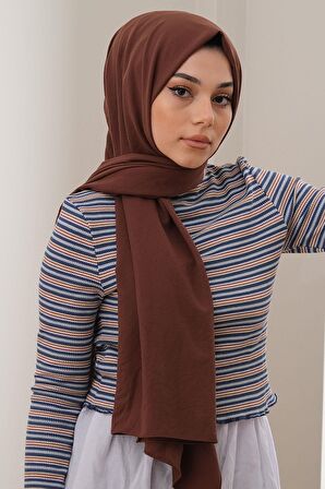 Afvente  Pamuk Cazz Şal Çikolata