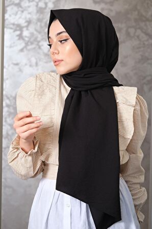 Afvente  Pamuk Cazz Şal Siyah