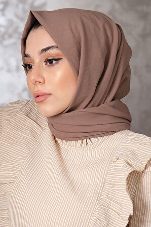 Afvente  Pamuk Cazz Şal Sütlü Kahve