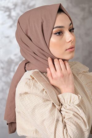 Afvente  Pamuk Cazz Şal Sütlü Kahve