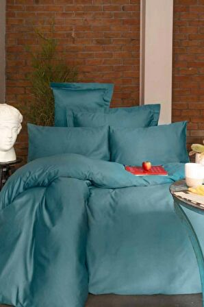 İssimo Ranforce Simply Fitted Çarşaf 180*200 Cm Gümüş Mavi