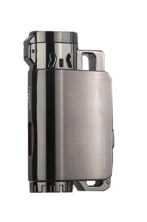 Quantoro 3 Torch Pürmüz Gunmetal Metal Puro Çakmağı - TRZ1025