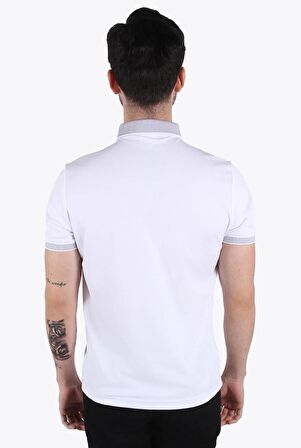 3535 Cepli Ayaklı Yaka T-shirt