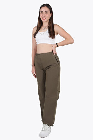 5000 Paraşüt Kumaş Kadın Jogger Pantolon