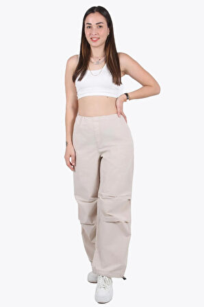 5000 Paraşüt Kumaş Kadın Jogger Pantolon