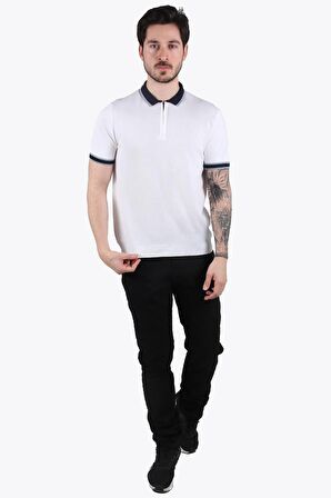 66536 Polo Yaka Fermuarlı T-shirt