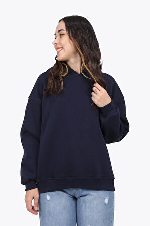 25122 Kapşonlu 3 İplik Sweat