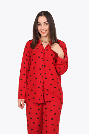 13736 Kalpli Alt Üst Pijama Takımı