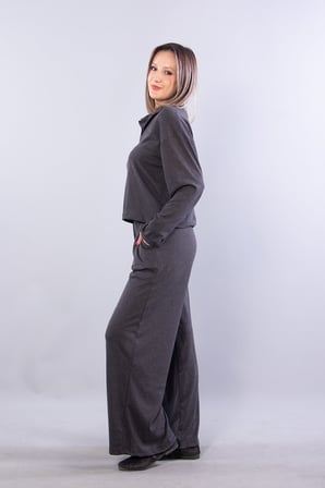 4436 Pantolon Alt Yakalı Üst Takım