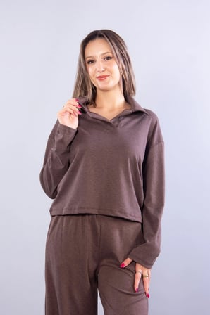 4436 Pantolon Alt Yakalı Üst Takım