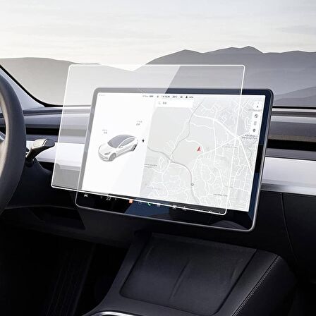 TESLA MODEL Y PARLAK EKRAN KORUYUCU