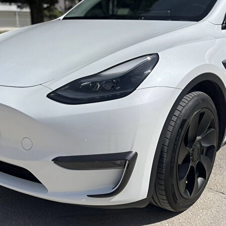 TESLA MODEL Y MAT KARBON SİS KAŞI