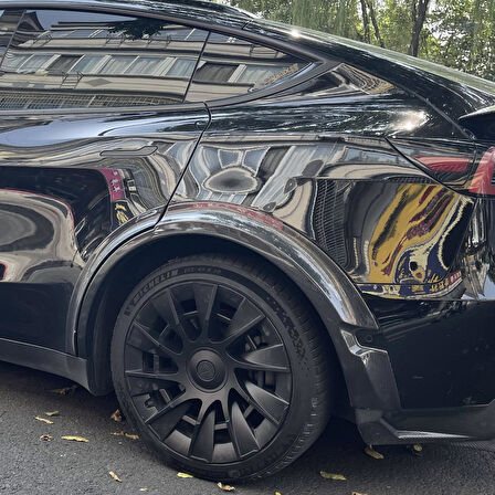 TESLA MODEL Y 20” MAT SİYAH ARMOR JANT KAPAKLARI