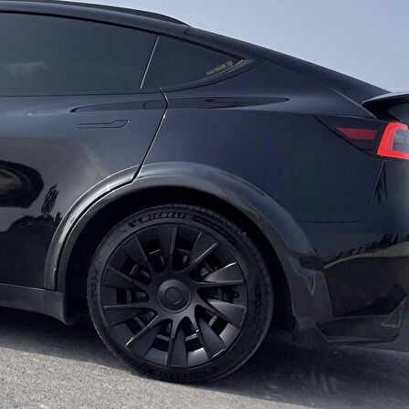 TESLA MODEL Y 20” MAT SİYAH ARMOR JANT KAPAKLARI