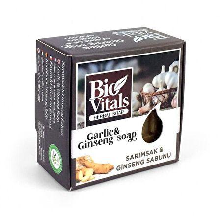 Bio Vitals Sarımsak & Ginseng Sabun 125 gr