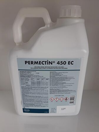 PERMECTİN 450 EC KOKULU HAŞERE ÖLDÜRÜCÜ (5 LİTRE)