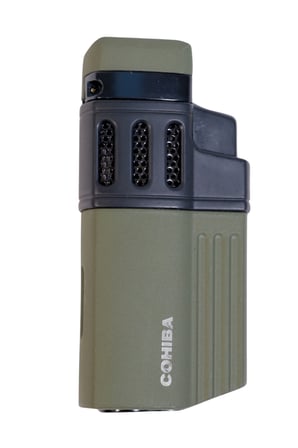 Cohiba 4 Torch Pürmüz Delicili Haki Siyah Metal Puro Çakmağı - TR9515
