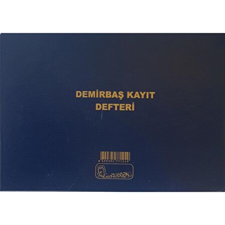 KOCAOLUK DEMİRBAŞ DEFTERİ CİLTLİ