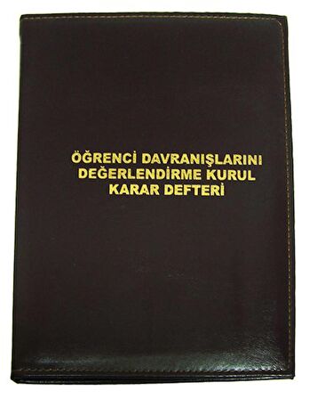 Kocaoluk Öğrenci Davranışlarını Değerlendirme Kurul Karar Defteri