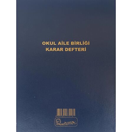 KOCAOLUK OKUL AİLE BİRLİĞİ KARAR DEFTERİ