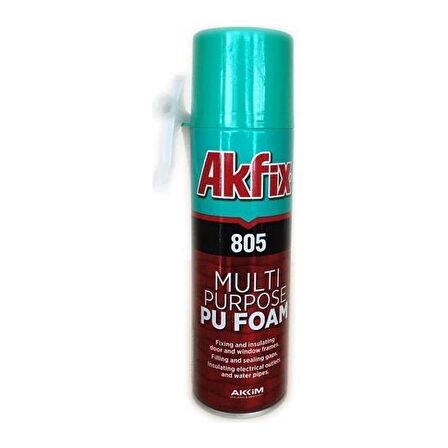 Akfix 805 Poliüretan Montaj ve Dolgu Köpüğü 300ml