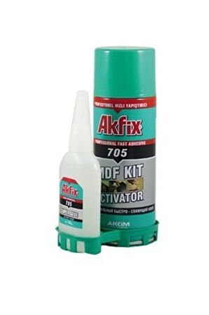 Akfix 705 Mdf Kit Hızlı Yapıştırıcı 200Ml + 50Gr