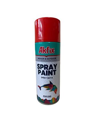 Akfix Kırmızı Sprey Boya 400 ml