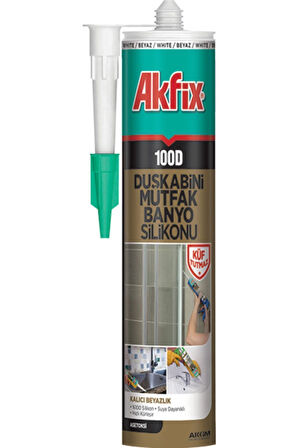 100d Kararmayan Banyo/mutfak Silikonu Beyaz 310 Ml