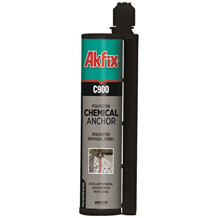 Akfix C900 Kimyasal Dübel Polyester 345ml