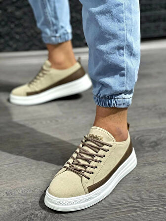 Knack Sneakers Vizon Süet Erkek Ayakkabısı