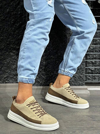 Knack Sneakers Vizon Süet Erkek Ayakkabısı