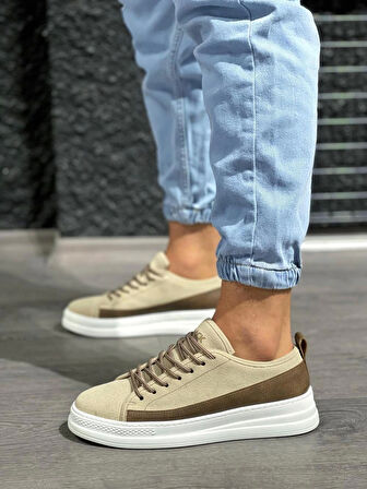 Knack Sneakers Vizon Süet Erkek Ayakkabısı