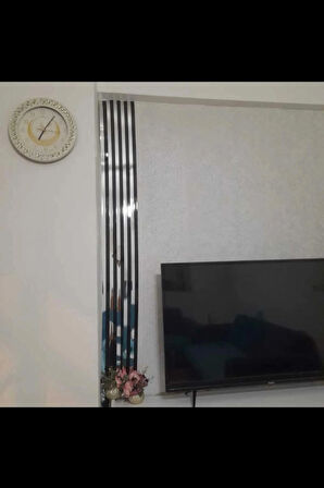 DUVAR ÇITASI KENDİNDEN YAPIŞKANLI SİYAH /GÜMÜŞ 4 CM 1 RULO (10 MT)