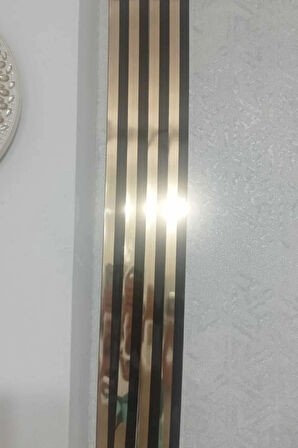 DUVAR ÇITASI KENDİNDEN YAPIŞKANLI 4 CM GOLD/SİYAH 1 RULO (10 MT)