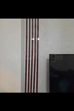 Duvar Çıtası Kendinden Yapışkanlı 4 cm Sal Desen 1 Rulo 10 m