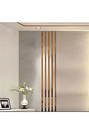 Duvar Çıtası Kendinden Yapışkanlı Rose Gold 3 Cm 1 Rulo (10 MT)