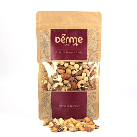Karışık Kuruyemiş (Antep Fıstık-Fındık-Badem-Kaju) 500 Gram