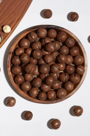Kabuklu TUZLU Kavrulmuş Makademya Fındığı 500 Gram