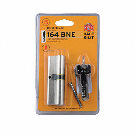 Kale 164 Bne Bilyalı Silindir 76mm Saten Nikel - Blister