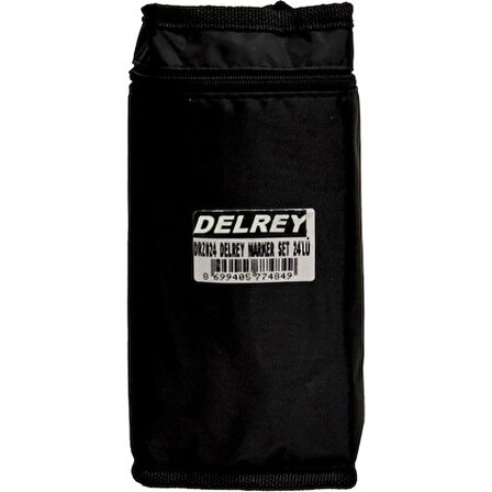 Delrey Twin Marker Çift Uçlu Marker Seti 24 Renk