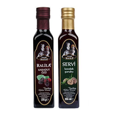 Ralila Karadut Özü 250 ml & Servi Kozalak Şurubu 250 ml