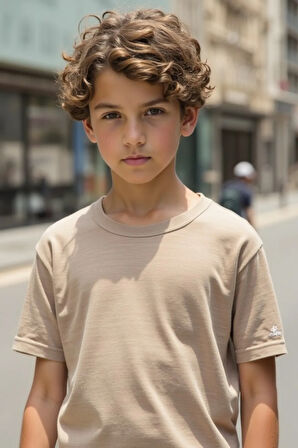 Vizon Çocuk T-shirt Unisex | %100 Pamuk |