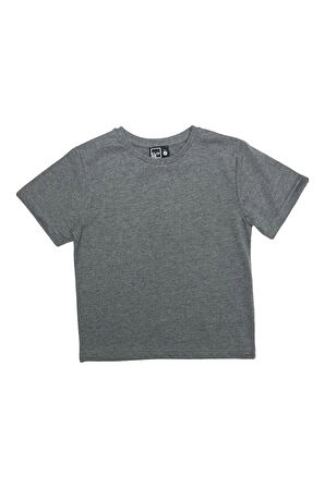 Antrasit Çocuk T-shirt Unisex | %100 Pamuk |