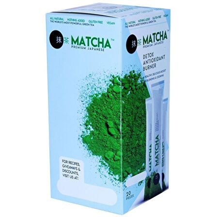 Matcha Organik Bardak Poşet Yeşil Çay 20'li 