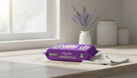 Flyfix Lavanta Kokulu Yüzey Temizlik Havlusu 12’li Paket