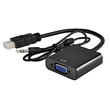 Concord C-554 | HDMI To VGA + aux Dönüştürücü Kablosu