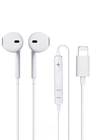 PDAteknoloji Lightning Girişli Kablolu Earpods Kulaklık AZ-E04 (Tak Çalıştır)