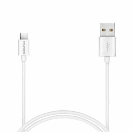 Concord C-821 2.1A 100cm (Type-c) Data ve Şarj Kablosu - Beyaz