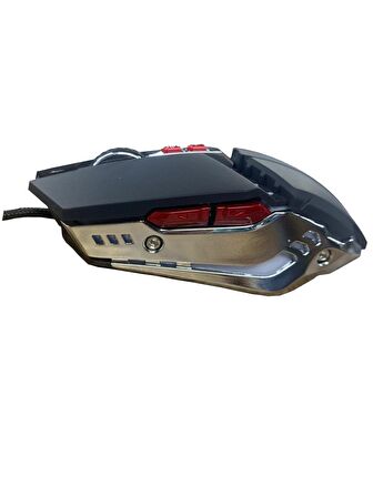 Concord C-24 Kablolu Metal Kasa 3200 DPI RGB Işıklı Oyuncu Mouse